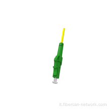Connettore in fibra ottica LC con avvio corto